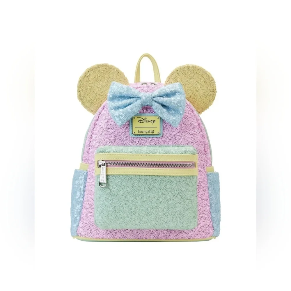 Loungefly Disney Pastel Sequin Backpack - Picture 1 of 10